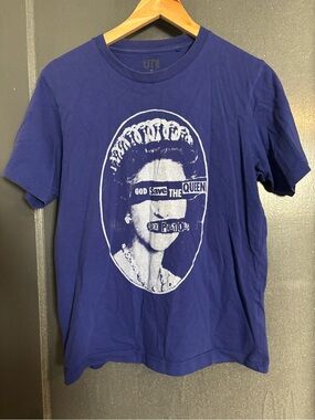 Purple Sex Pistols band tee